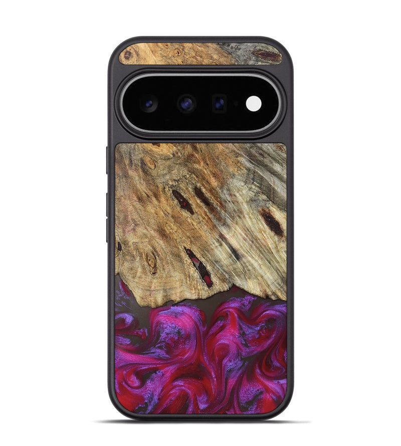 Pixel 11 Pro Wood Phone Case - Emelia (Red, 829219)