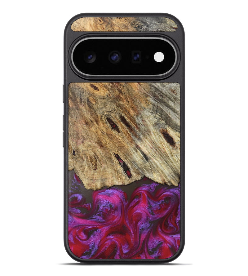 Pixel 11 Pro XL Wood Phone Case - Emelia (Red, 829219)
