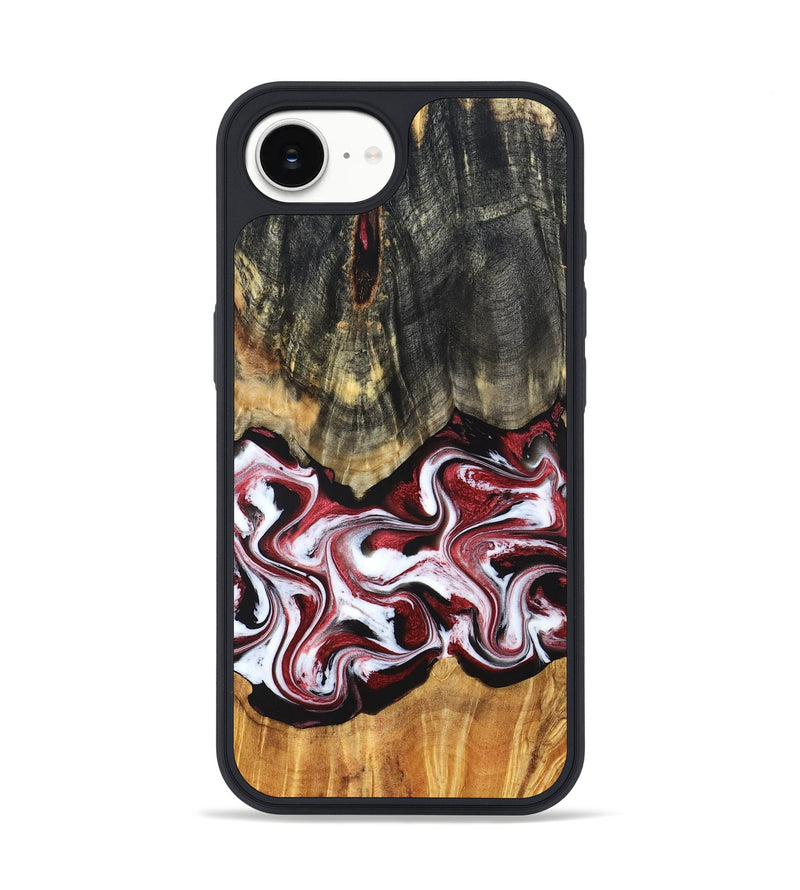 iPhone 17e Wood Phone Case - Ericka (Red, 829223)