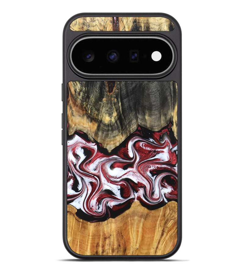 Pixel 11 Pro XL Wood Phone Case - Ericka (Red, 829223)
