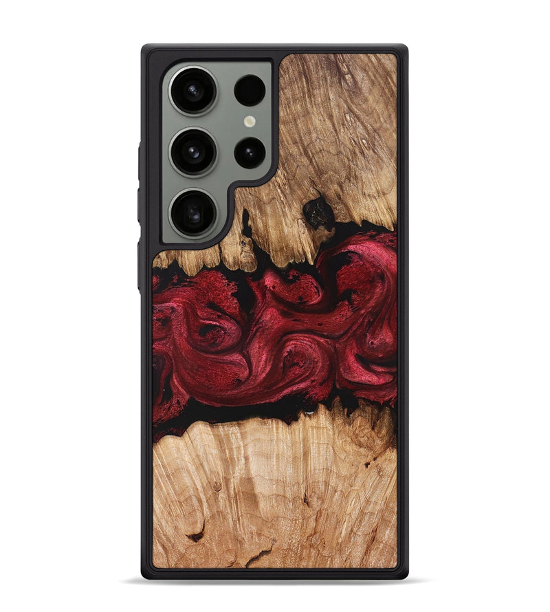 Galaxy S24 Ultra Wood Phone Case - Ciera (Red, 829226)