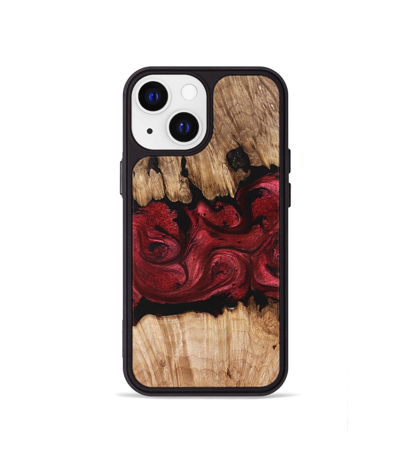 iPhone 13 mini Wood Phone Case - Ciera (Red, 829226)