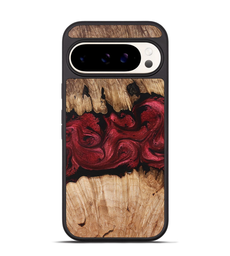 Pixel 9 Pro Wood Phone Case - Ciera (Red, 829226)