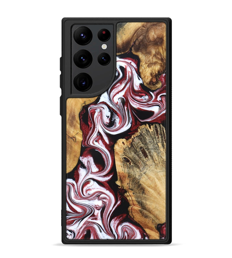 Galaxy S22 Ultra Wood Phone Case - Weston (Red, 829227)
