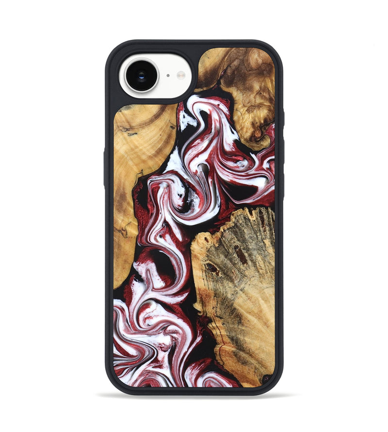 iPhone 16e Wood Phone Case - Weston (Red, 829227)