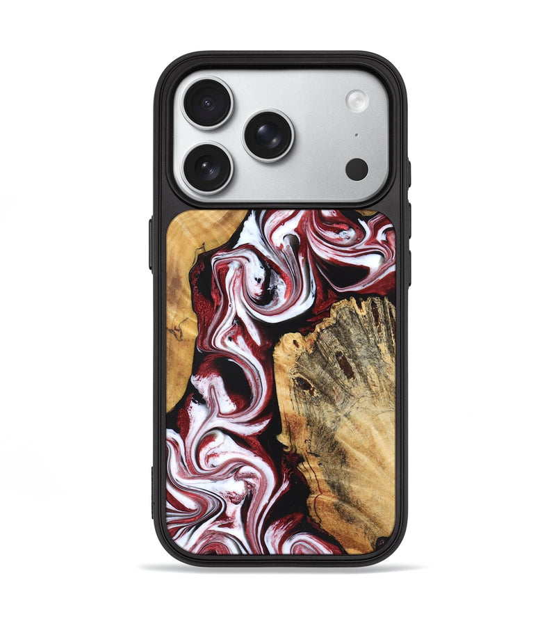 iPhone 18 Pro Wood Phone Case - Weston (Red, 829227)