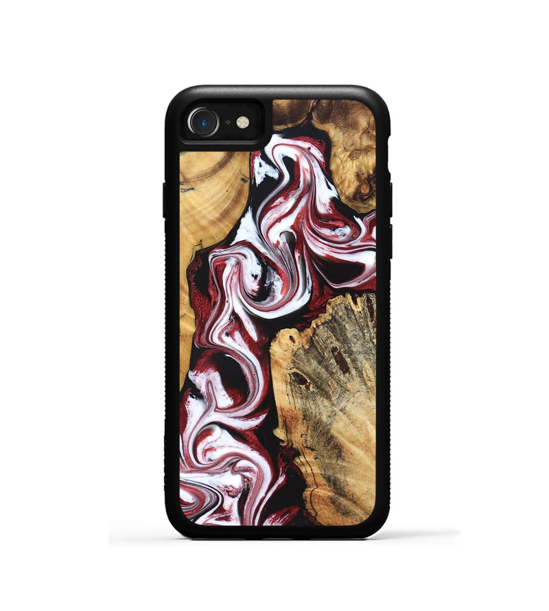iPhone SE Wood Phone Case - Weston (Red, 829227)