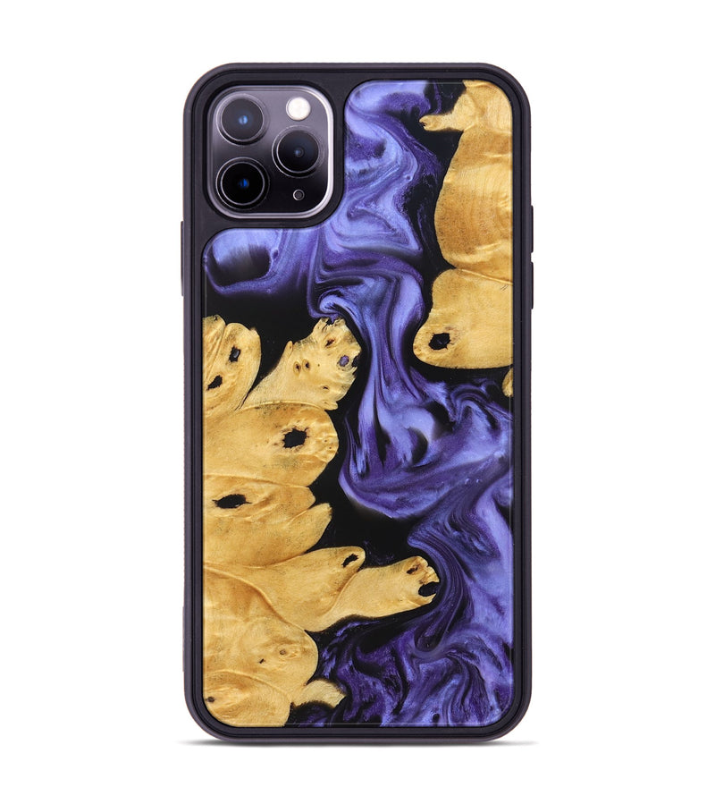 iPhone 11 Pro Max Wood Phone Case - Bentley (Purple, 829231)