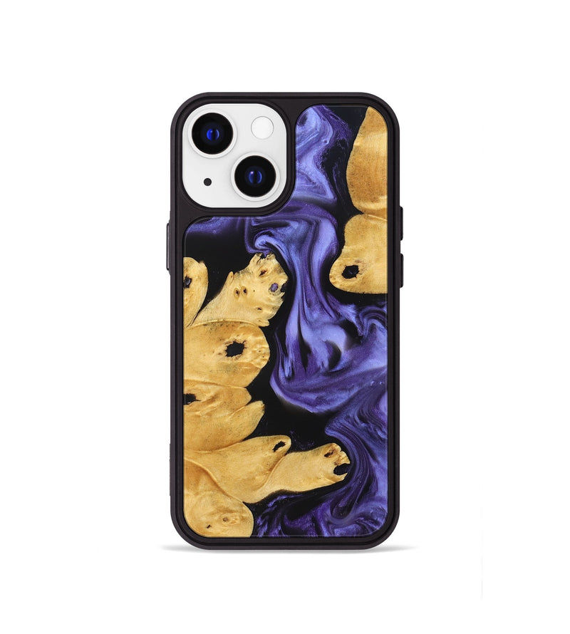 iPhone 13 mini Wood Phone Case - Bentley (Purple, 829231)