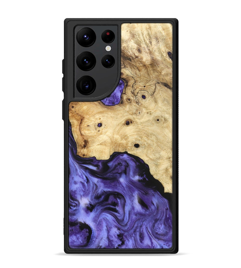 Galaxy S22 Ultra Wood Phone Case - Rupert (Purple, 829235)