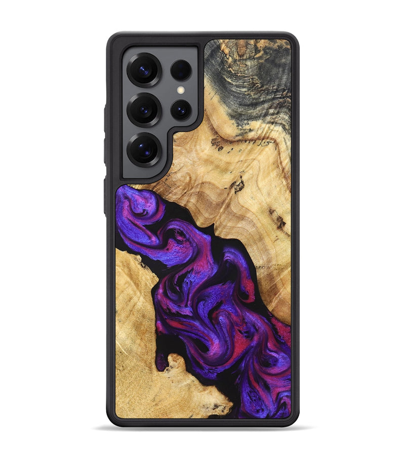 Galaxy S25 Ultra Wood Phone Case - Brandon (Purple, 829236)