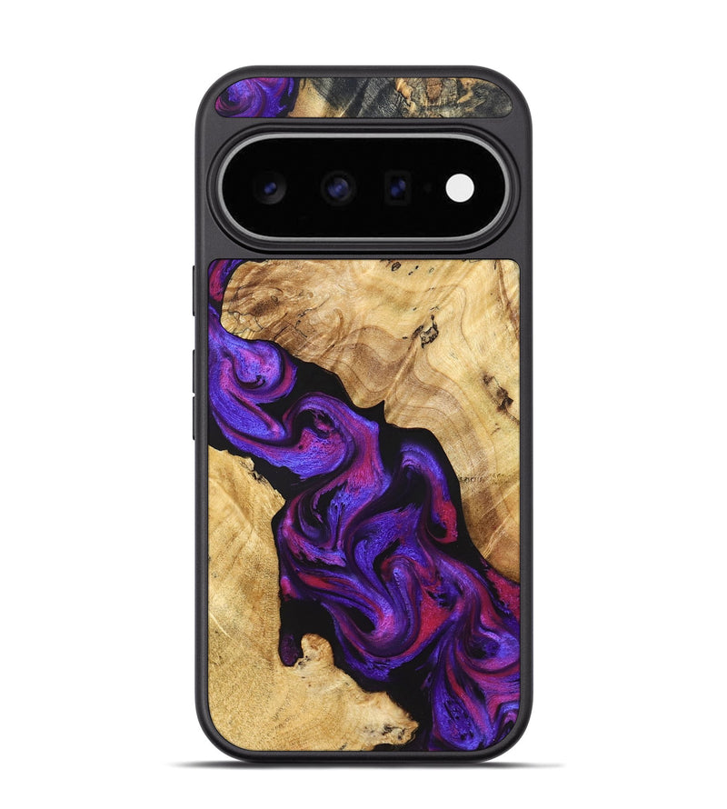 Pixel 11 Pro Wood Phone Case - Brandon (Purple, 829236)
