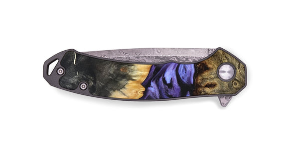 EDC Wood Pocket Knife - Ivanna (Purple, 829237)