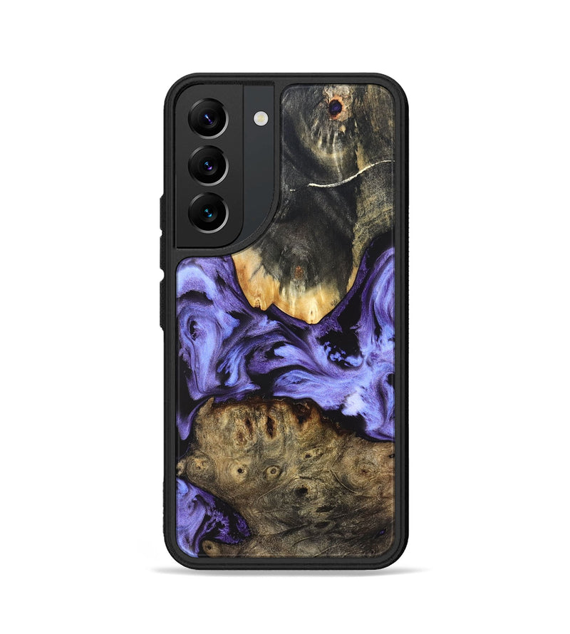 Galaxy S22 Wood Phone Case - Ivanna (Purple, 829237)