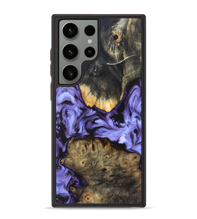 Galaxy S23 Ultra Wood Phone Case - Ivanna (Purple, 829237)