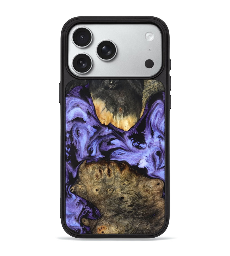 iPhone 18 Pro Max Wood Phone Case - Ivanna (Purple, 829237)