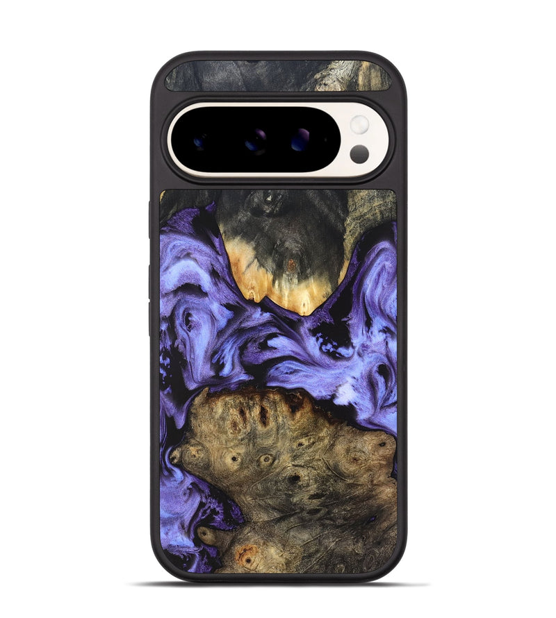 Pixel 9 Wood Phone Case - Ivanna (Purple, 829237)