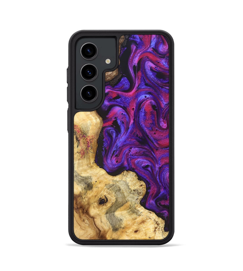 Galaxy S24 Wood Phone Case - Jaeden (Purple, 829238)