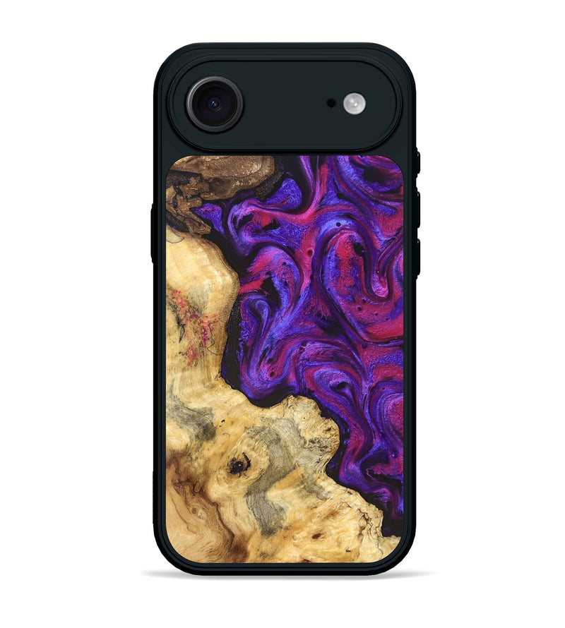 iPhone 17 Air Wood Phone Case - Jaeden (Purple, 829238)