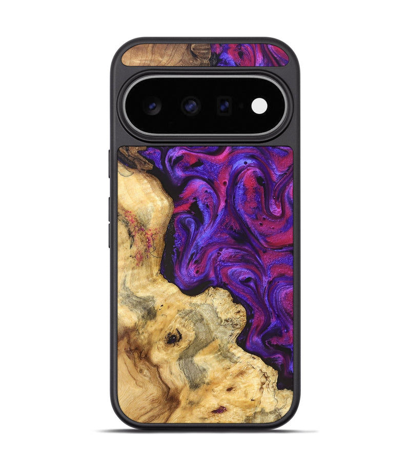 Pixel 11 Pro Wood Phone Case - Jaeden (Purple, 829238)