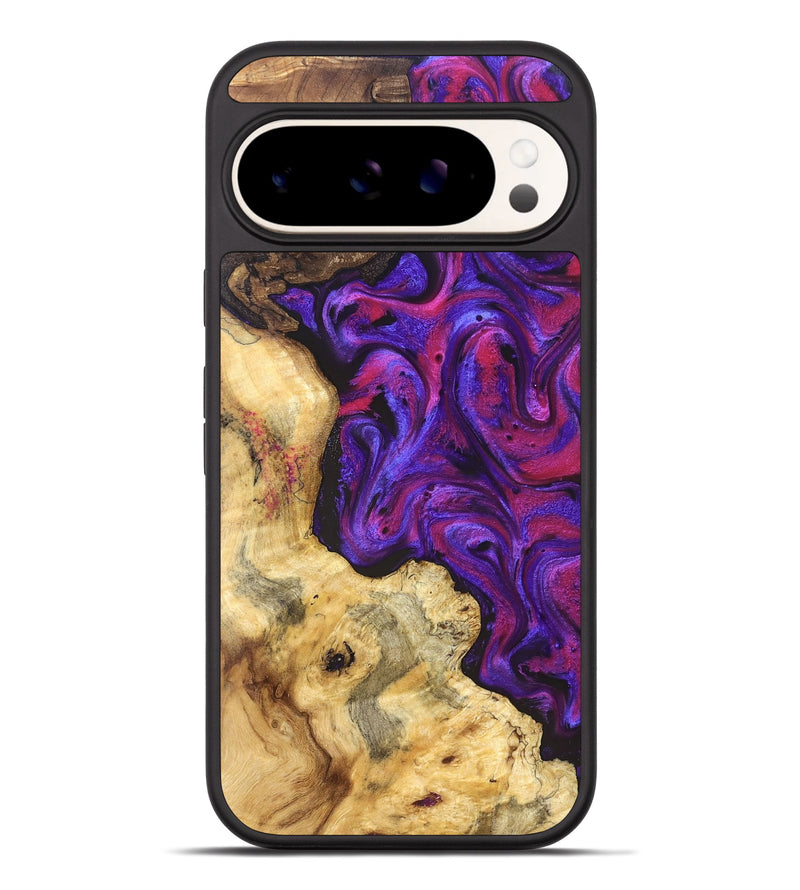 Pixel 9 Pro XL Wood Phone Case - Jaeden (Purple, 829238)