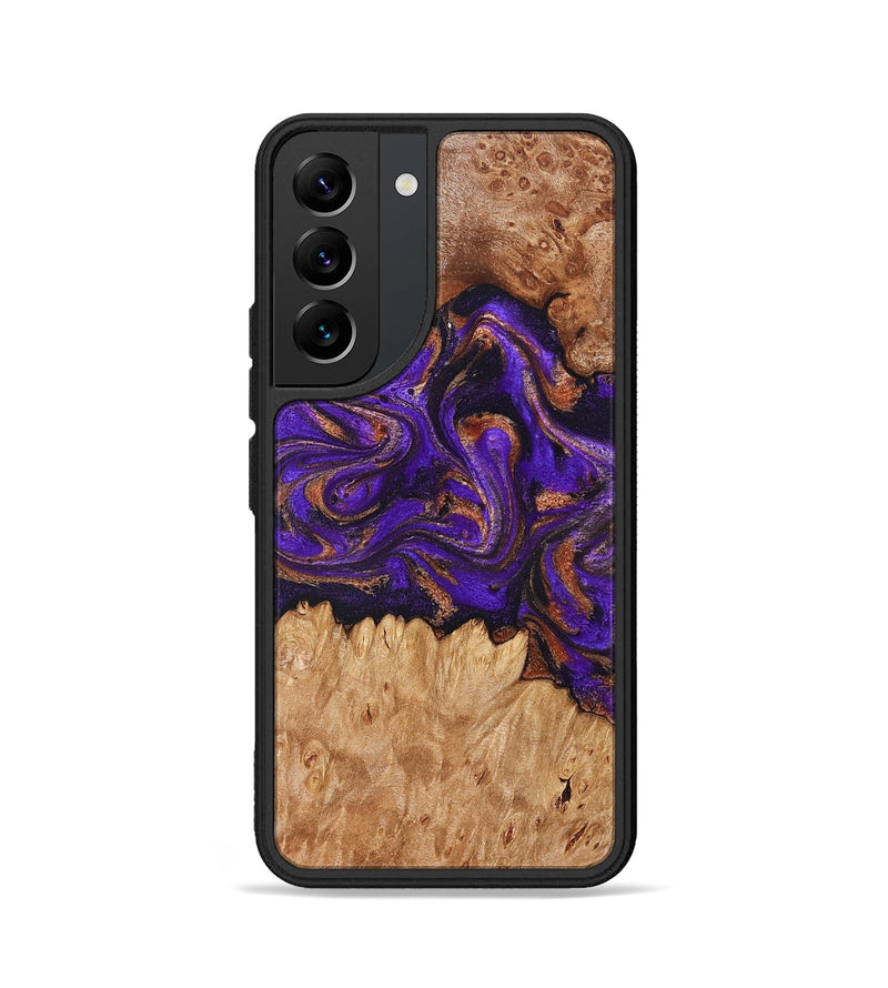 Galaxy S22 Wood Phone Case - Lucien (Purple, 829239)