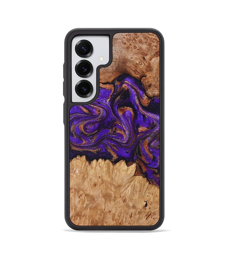 Galaxy S25 Wood Phone Case - Lucien (Purple, 829239)