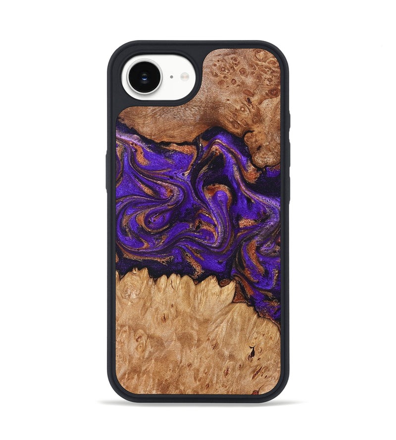 iPhone 16e Wood Phone Case - Lucien (Purple, 829239)