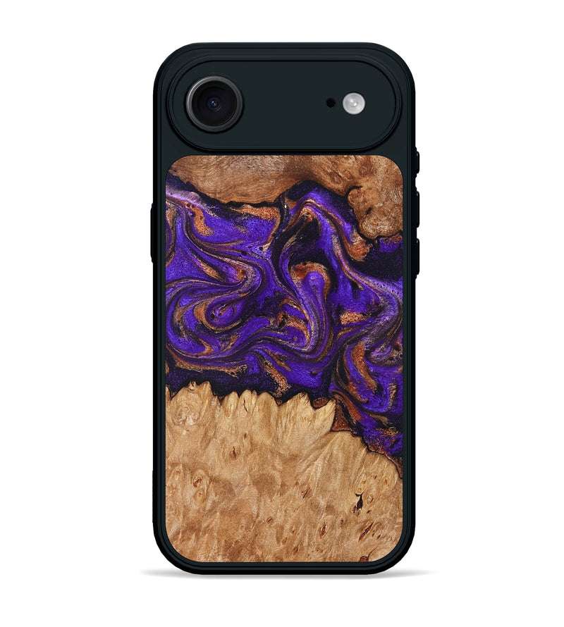 iPhone 17 Air Wood Phone Case - Lucien (Purple, 829239)