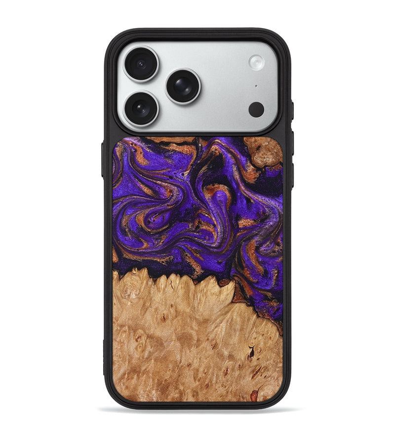 iPhone 18 Pro Max Wood Phone Case - Lucien (Purple, 829239)