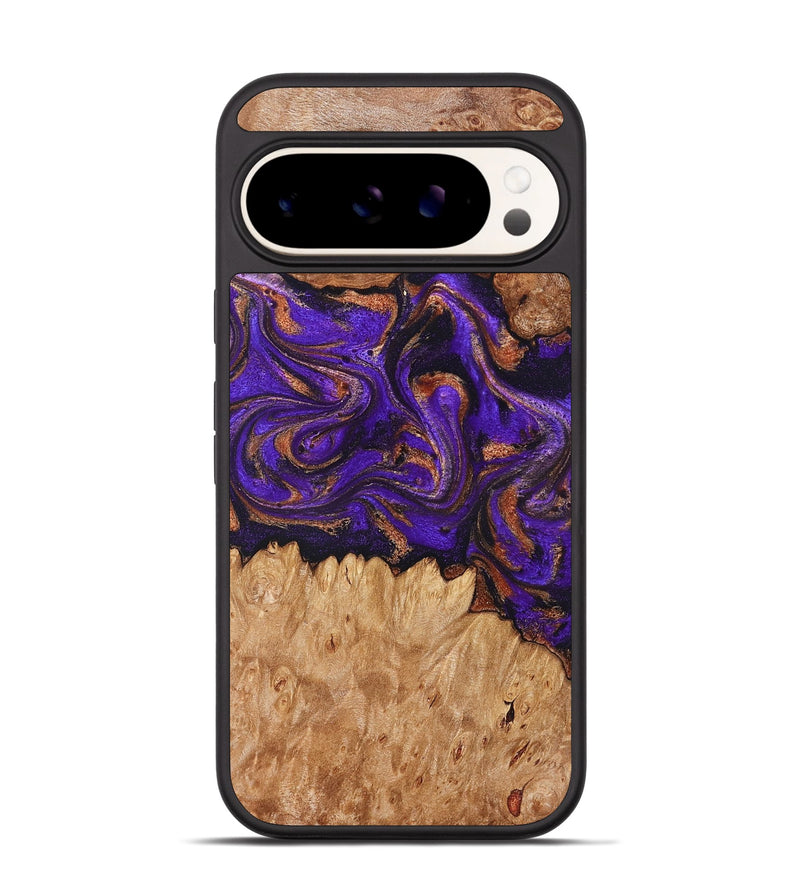 Pixel 9 Pro Wood Phone Case - Lucien (Purple, 829239)