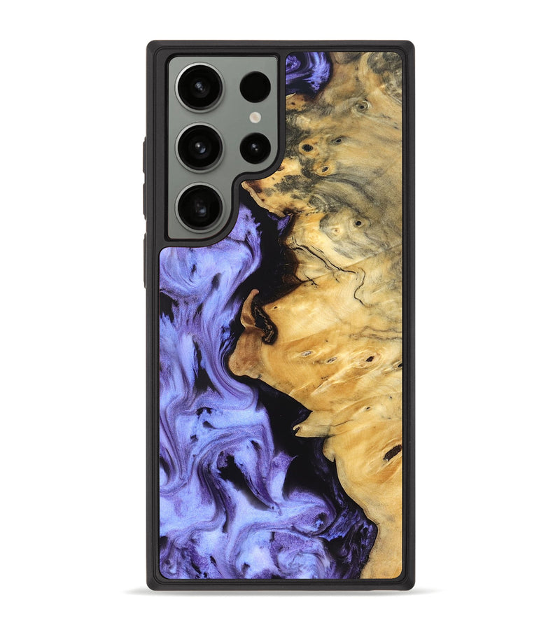 Galaxy S23 Ultra Wood Phone Case - Draven (Purple, 829240)