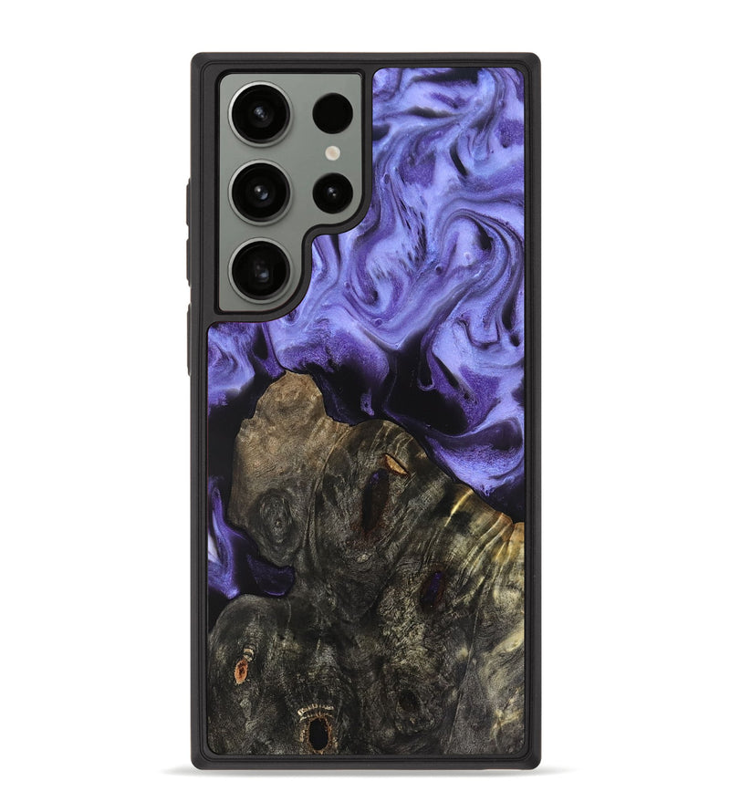 Galaxy S23 Ultra Wood Phone Case - Dianne (Purple, 829243)