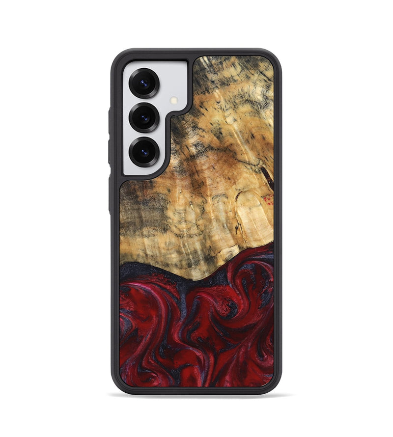 Galaxy S25 Wood Phone Case - Kala (Red, 829246)