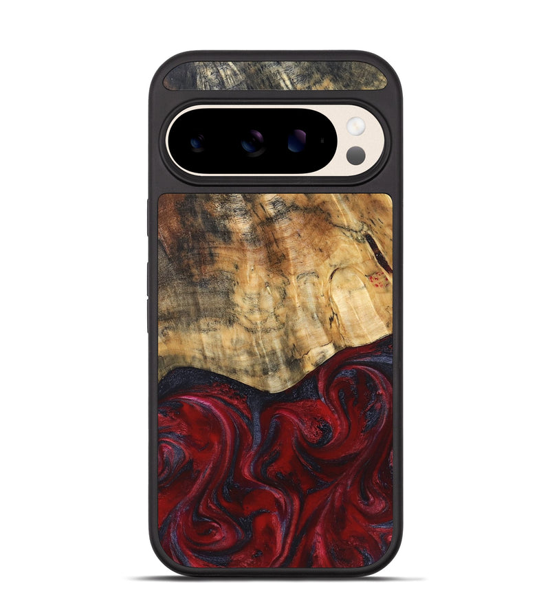 Pixel 10 Wood Phone Case - Kala (Red, 829246)