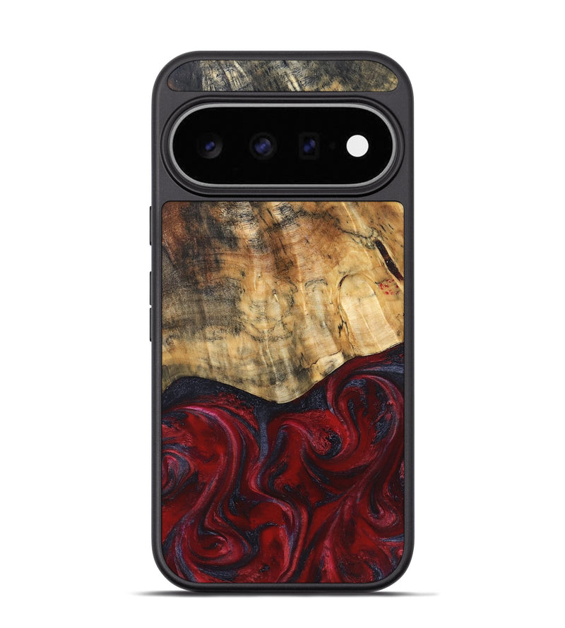 Pixel 11 Pro Wood Phone Case - Kala (Red, 829246)