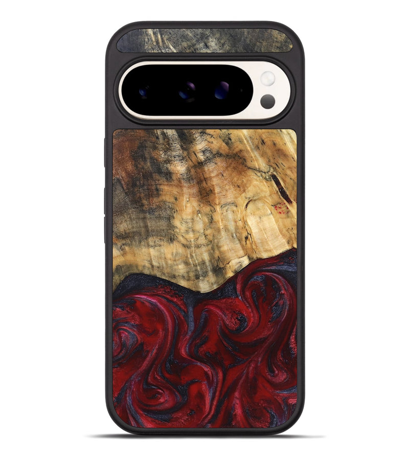 Pixel 9 Pro XL Wood Phone Case - Kala (Red, 829246)