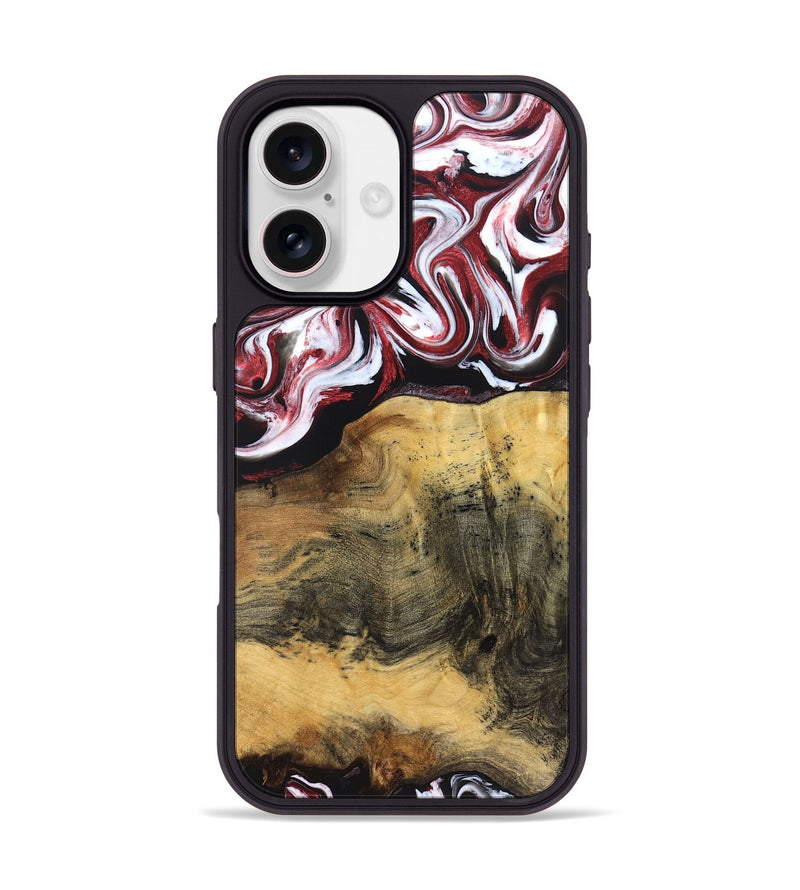 iPhone 17 Wood Phone Case - Reya (Red, 829247)