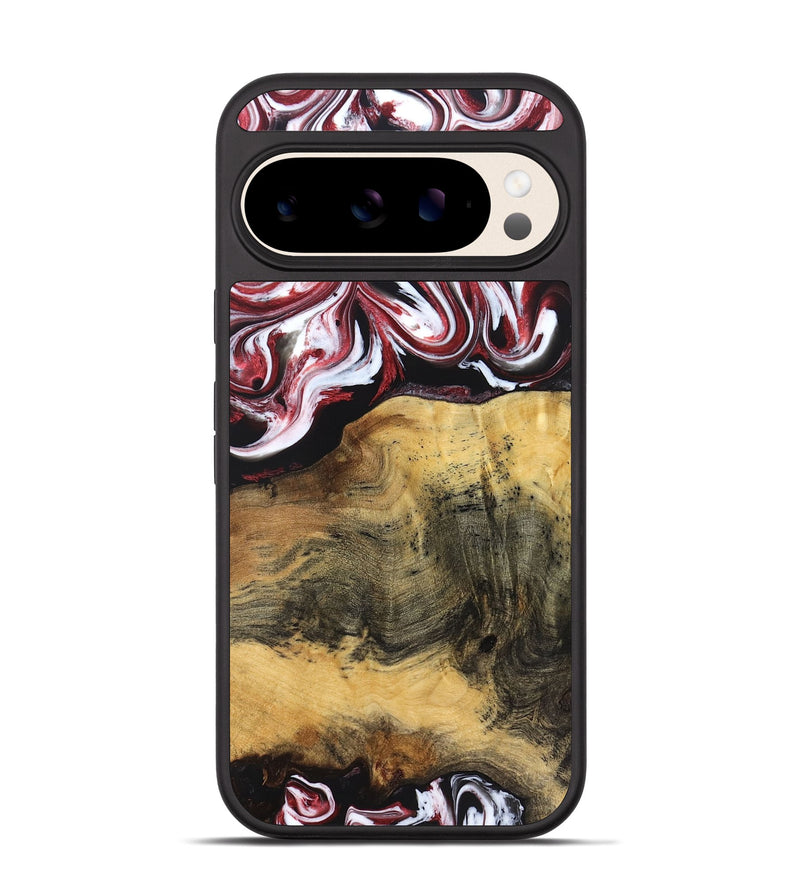 Pixel 10 Wood Phone Case - Reya (Red, 829247)