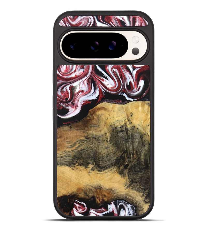 Pixel 10 Pro XL Wood Phone Case - Reya (Red, 829247)