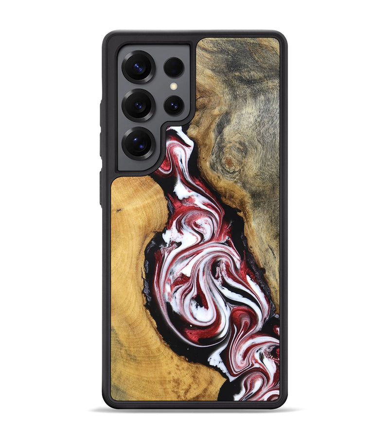 Galaxy S25 Ultra Wood Phone Case - Estelle (Red, 829249)