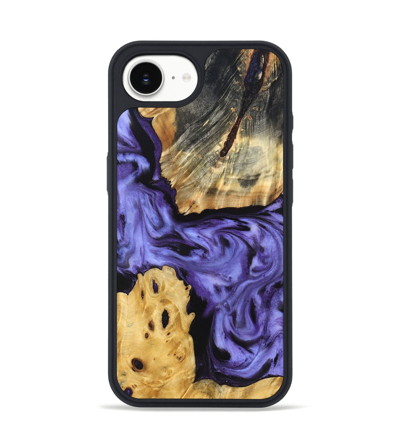 iPhone 16e Wood Phone Case - Clem (Purple, 829256)