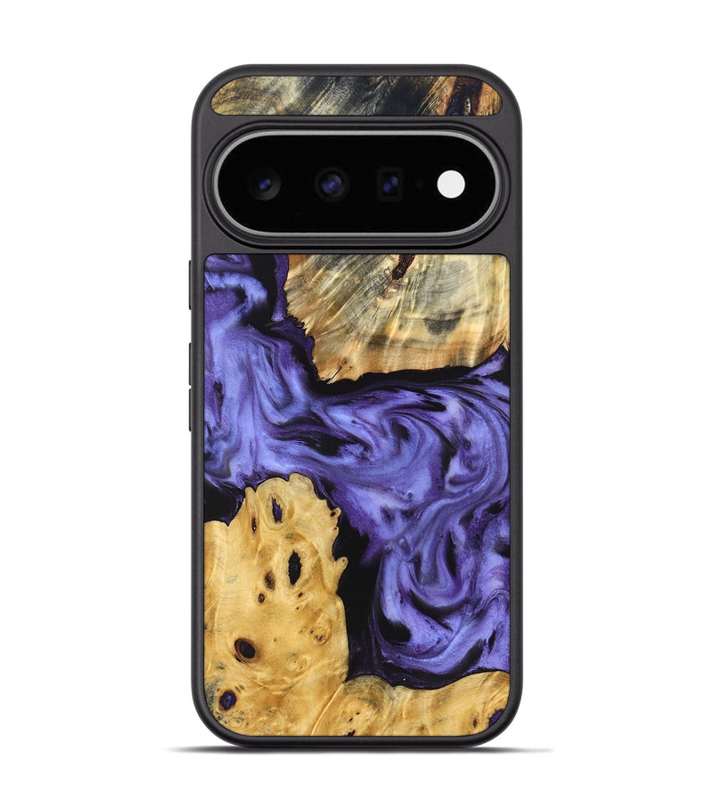 Pixel 11 Pro Wood Phone Case - Clem (Purple, 829256)
