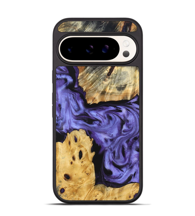 Pixel 9 Wood Phone Case - Clem (Purple, 829256)