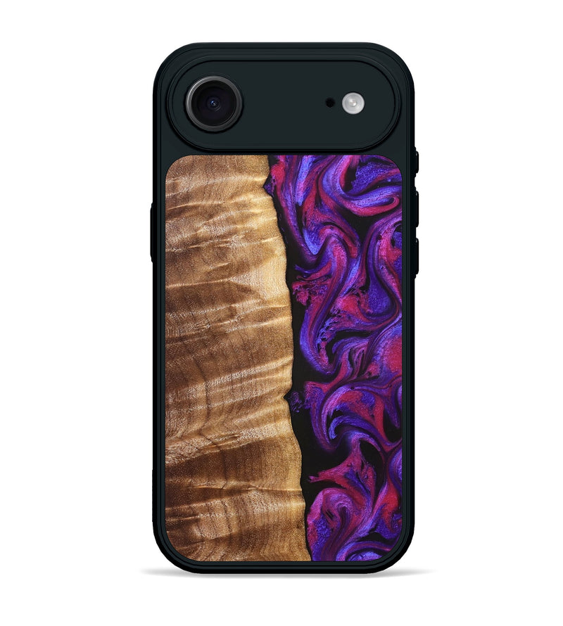 iPhone 17 Air Wood Phone Case - Maye (Purple, 829257)