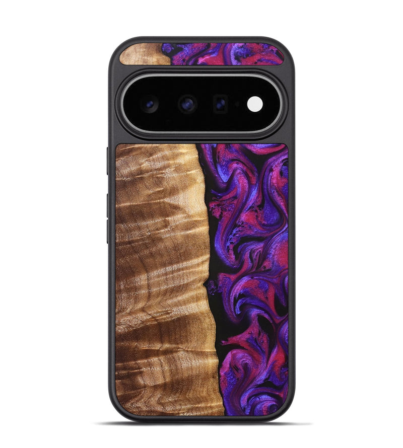 Pixel 11 Pro Wood Phone Case - Maye (Purple, 829257)