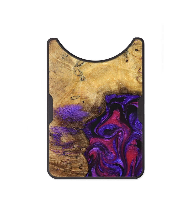 Alloy Wood Wallet - Keara (Purple, 829259)