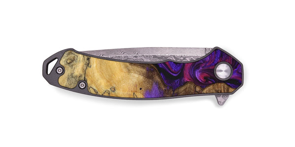 EDC Wood Pocket Knife - Keara (Purple, 829259)