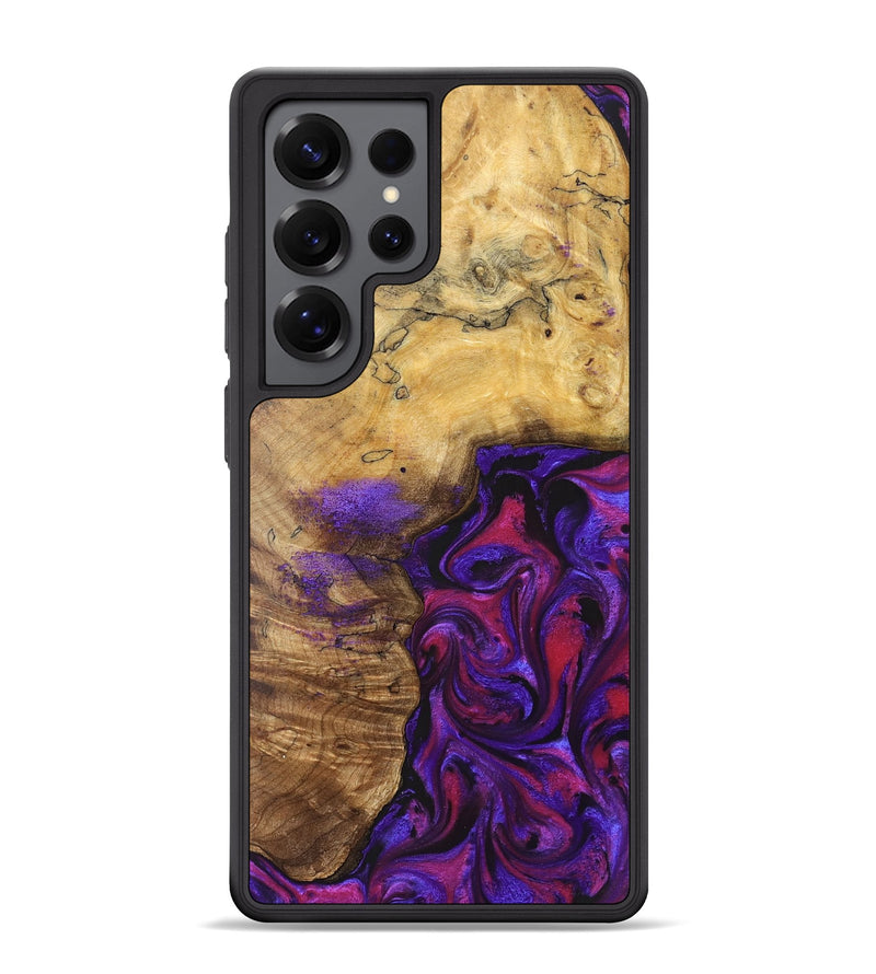 Galaxy S25 Ultra Wood Phone Case - Keara (Purple, 829259)