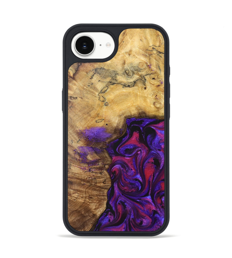iPhone 16e Wood Phone Case - Keara (Purple, 829259)
